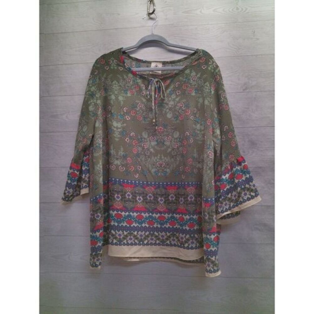 Spade Heart Blouse 2X